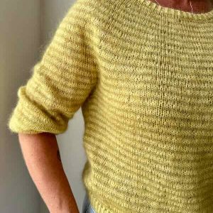 Telma Tee fra Ãnling, No 21 + silk mohair strikkekit
